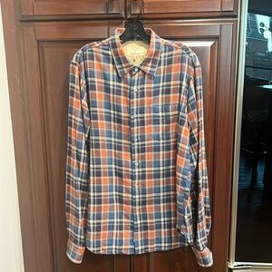 Men’s Large Rag & Bone Flannel Shirt